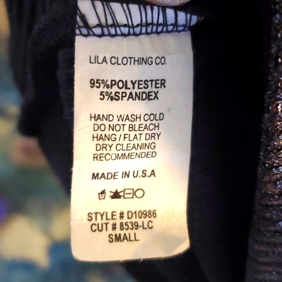 Lila Clothing CO. Dress size SMALL 95% Polyester 5% Spandex Very good condition - Picture 13 of 16